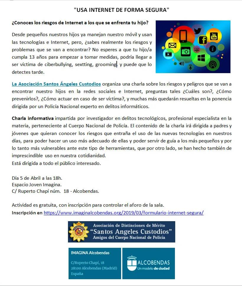 Conferencia Riesgos en Intemet Alcobendas. Imagen 9 de 10