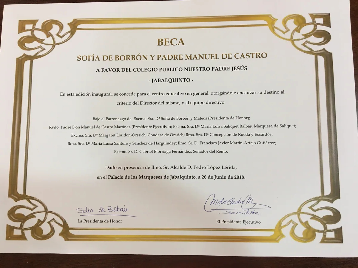 Beca Colegio Público Nuestro Padre Jesús de Jabalquinto