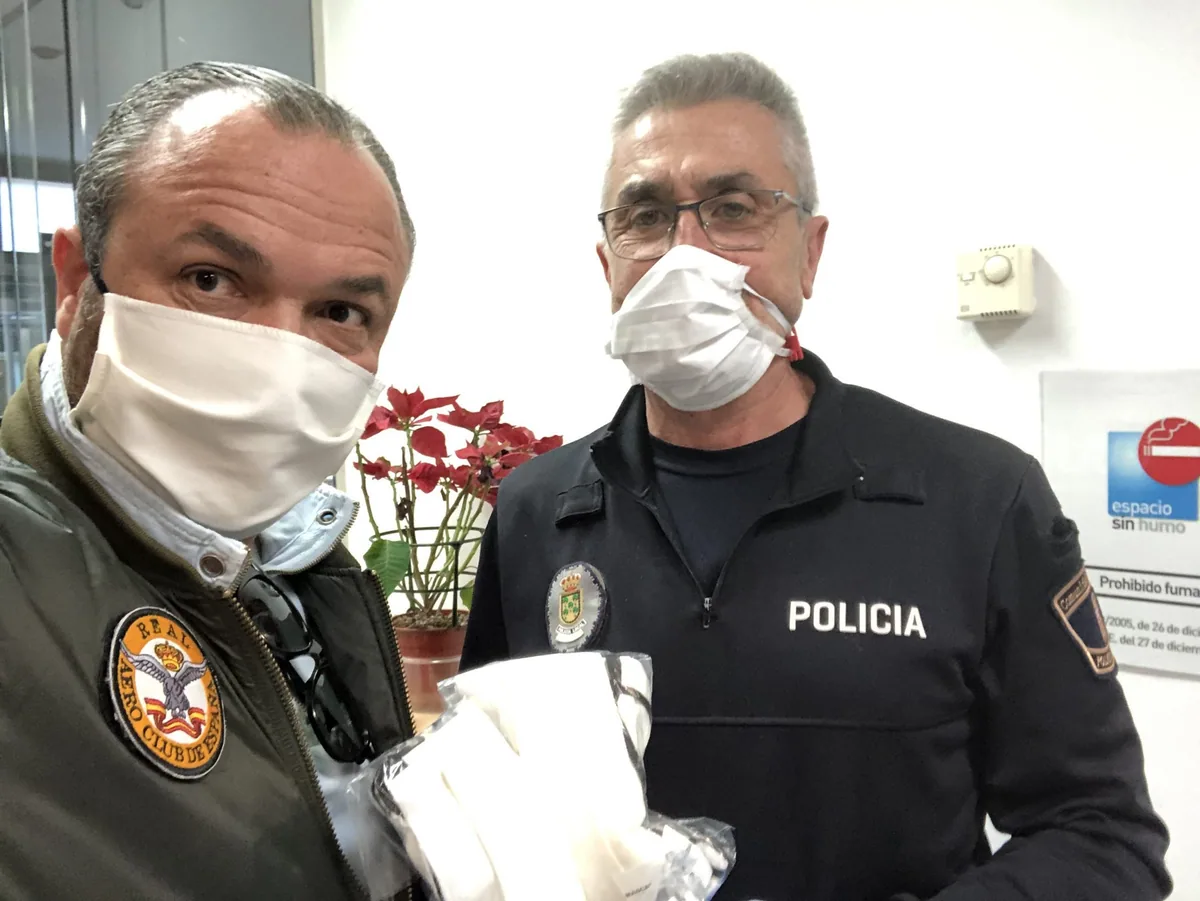 Mascarillas donadas durante la pandemia del COVID-19. Imagen 6 de 7